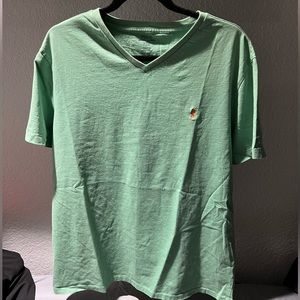 Vintage Polo V neck single stitch tee